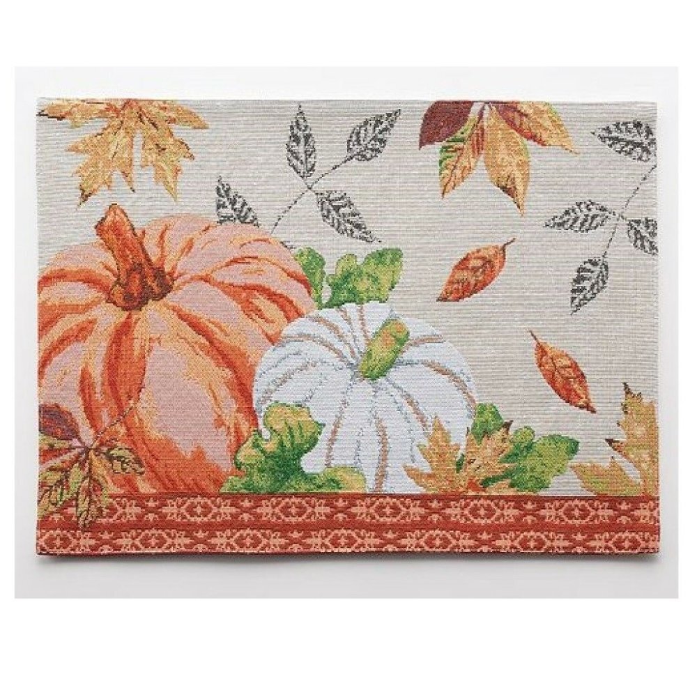 Harvest Season Pumpkins Placemats (set of 4)
